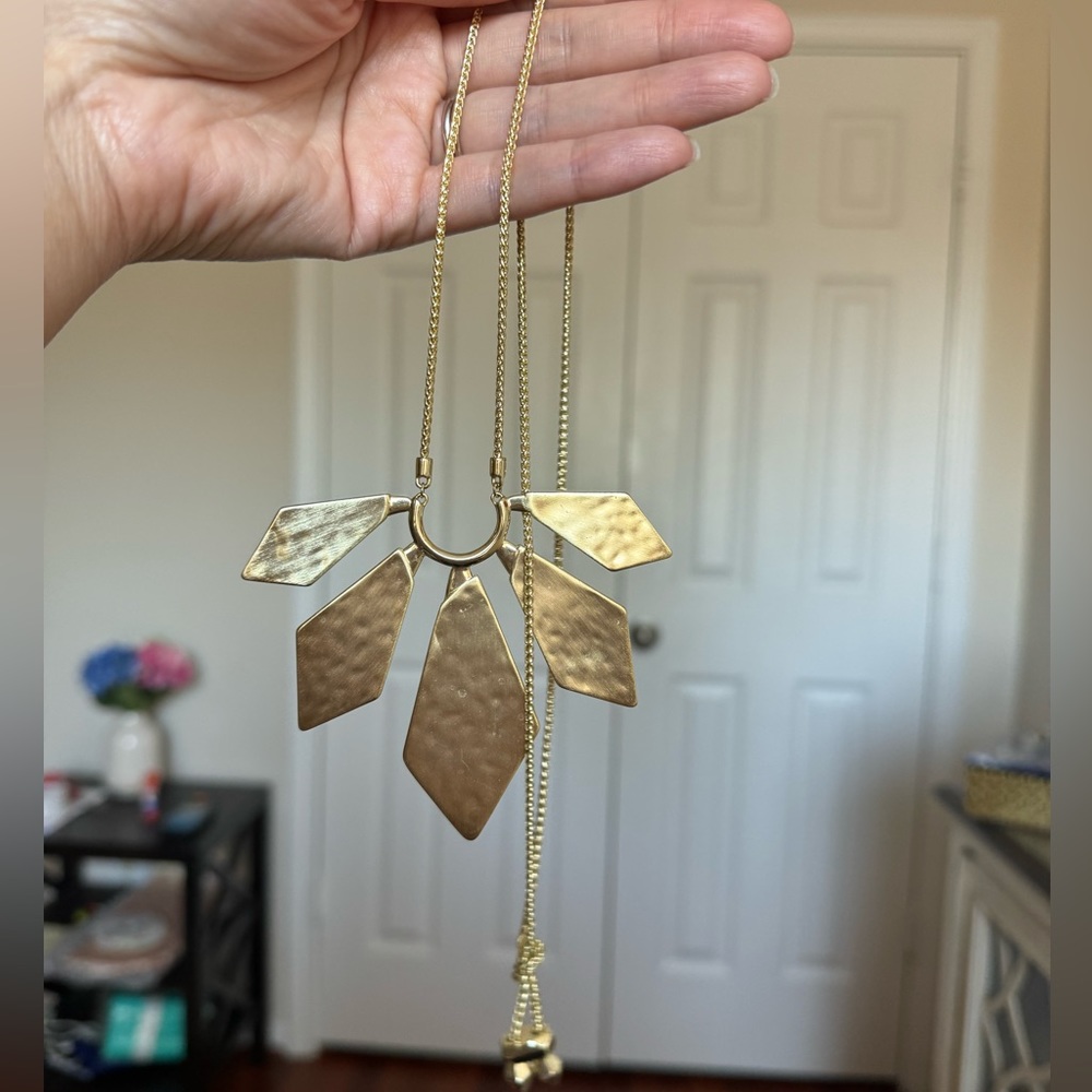Kendra Scott Mari Geo Fan Necklace